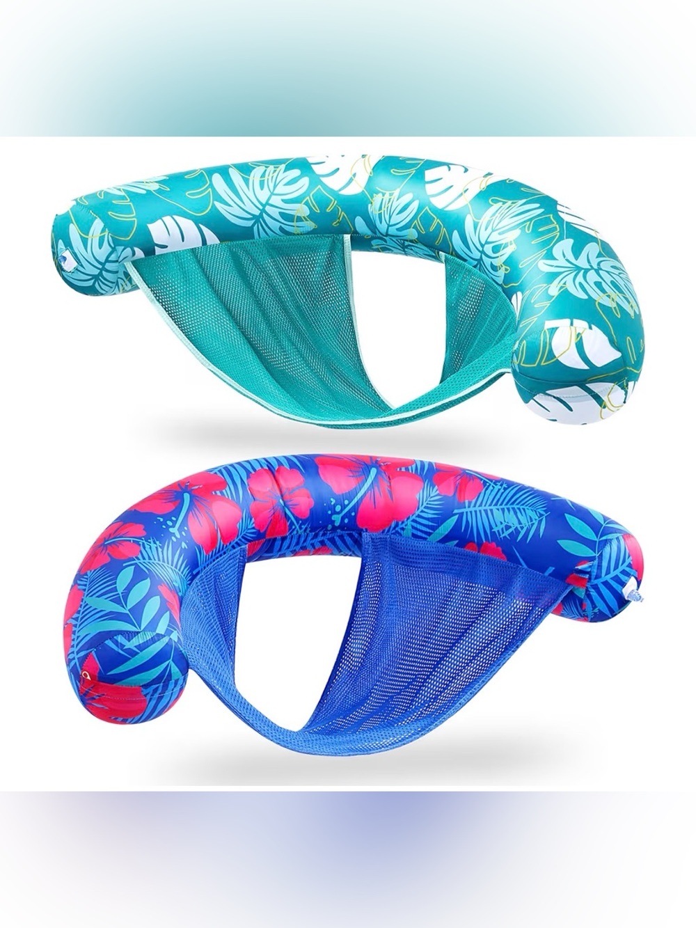 SLOOSH Inflatable Pool Float Chair 2-Pack – Adult Water Lounge